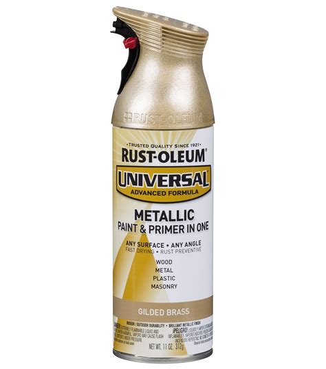 metallic fabric spray|Rust Oleum Universal All Surface Metallic Spray Paint.